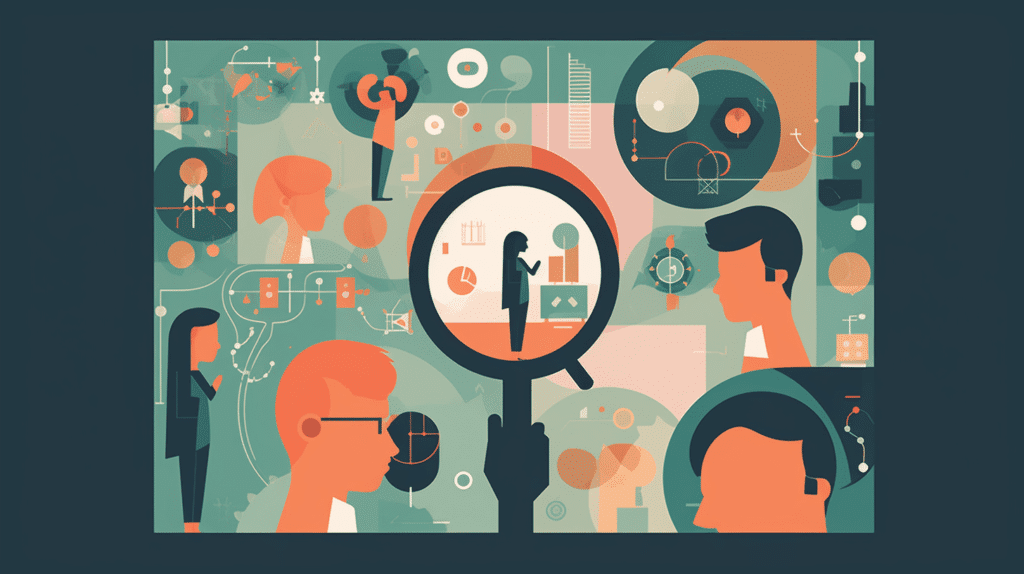 Magnifying glass symbolizing the process of defining problems and aligning goals during the define phase of a Six Sigma project.