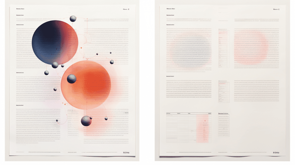 A side-by-side comparison of two documents, one representing a poorly constructed problem statement and the other showcasing a well-crafted problem statement. The composition is clean and symmetrical, with both documents perfectly aligned. The lighting is evenly distributed, ensuring equal visibility for both examples. Post-production effects can be applied to the poorly constructed problem statement, such as blurring or fading, to visually communicate its inadequacy compared to the crisp and clear well-crafted example.