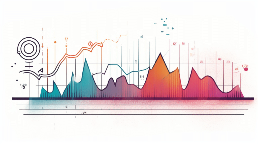 Conceptual image of an EKG line transforming into symbols representing the principles of Six Sigma, suggesting these principles as the heartbeat of the methodology