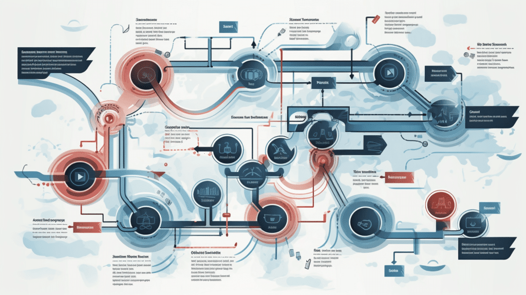 Process flowchart depicting the DMAIC framework of Six Sigma